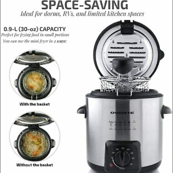 Ovente Non-Stick Deep Fryer - Picture 4 of 7